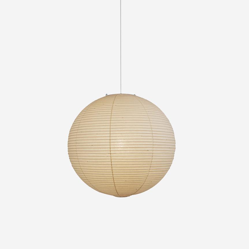 Contemporary Japanese Pendant Lamp with Paper Shade – Adjustable Kitchen Pendant Lighting in Multiple Sizes-2