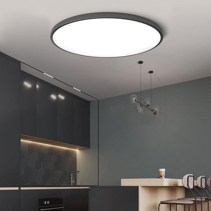 Minimalist Round LED Flush Mount Ceiling Light – Energy Efficient Home Illumination for Bedrooms and Living Rooms-2