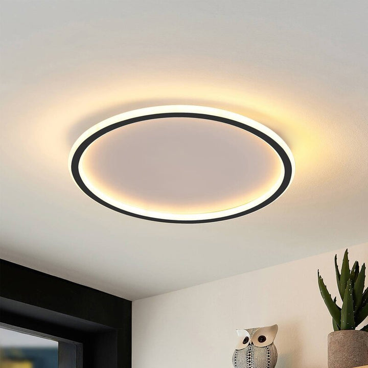 Modern Ultra-Thin Round LED Flush Mount Ceiling Light – Minimalist Design for Home Illumination-2