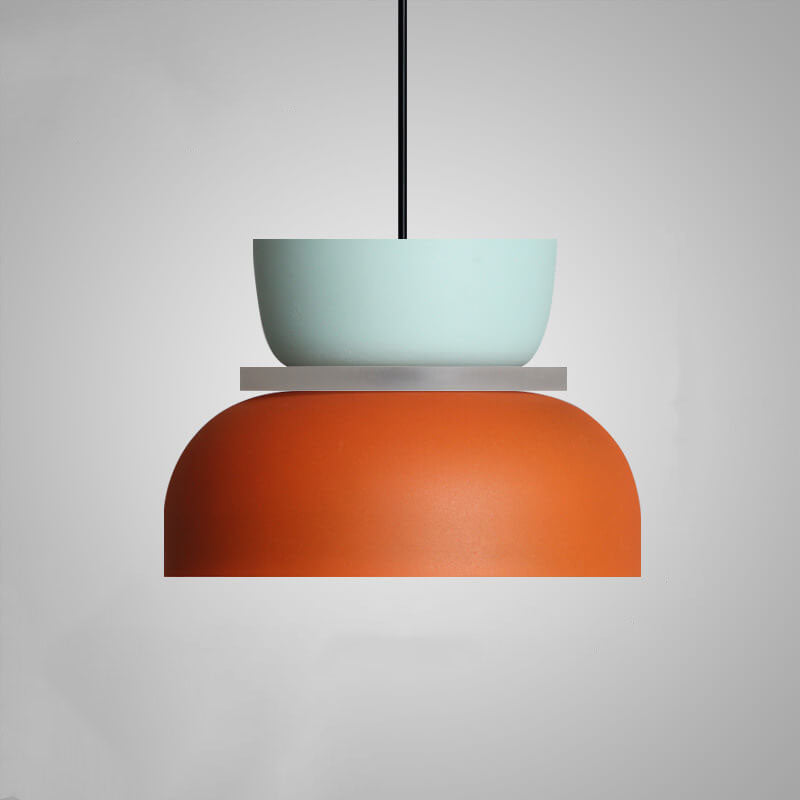 Variant image for Colorful Nordic 1-Light LED Pendant Light – Modern Metal Kitchen Pendant Lighting for Living Room and Bedroom-11