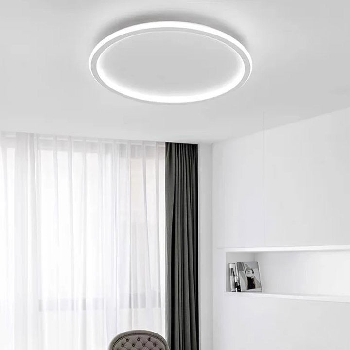 Variant image for Modern Ultra-Thin Round LED Flush Mount Ceiling Light – Minimalist Design for Home Illumination-56